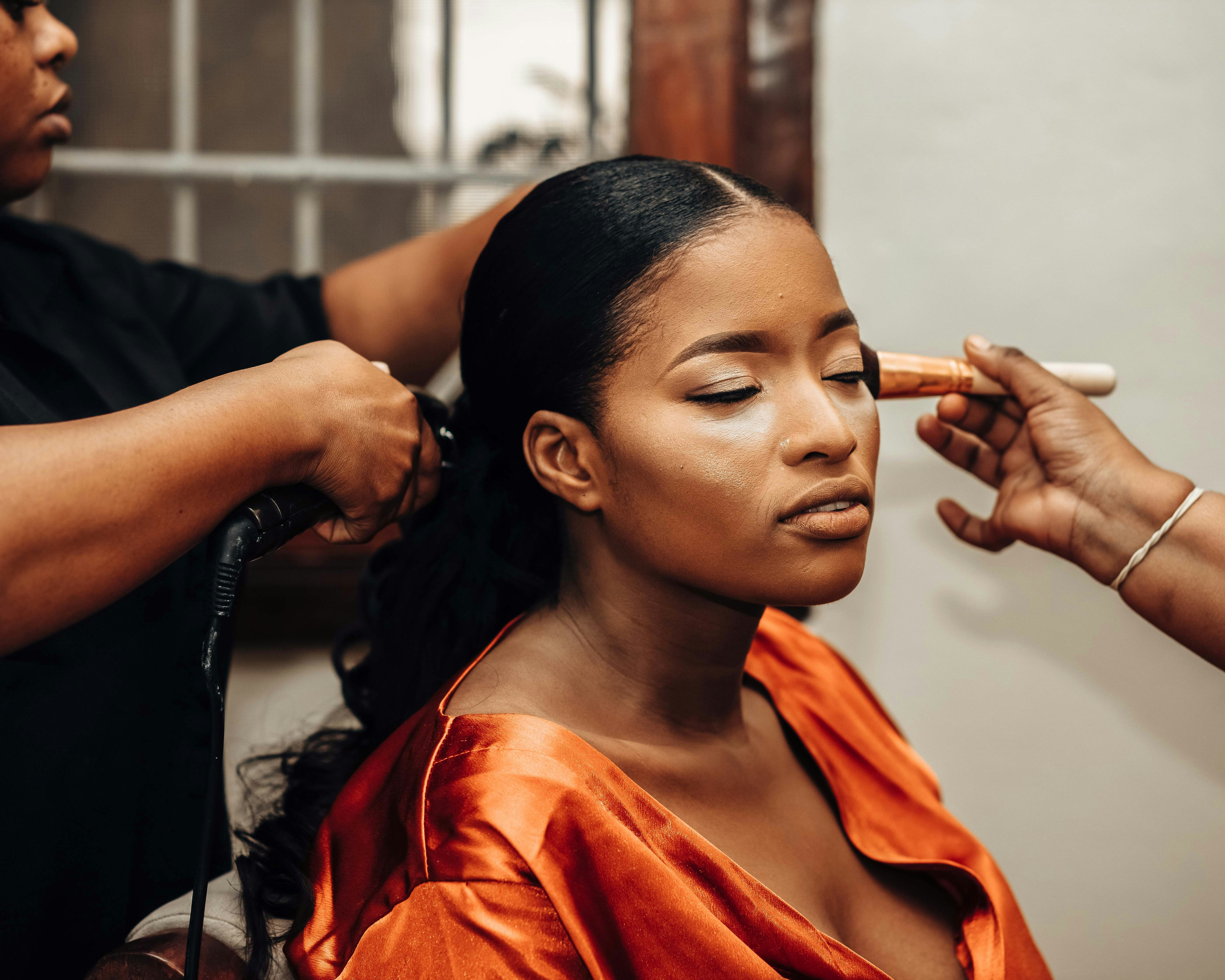Make-Up Artistry student