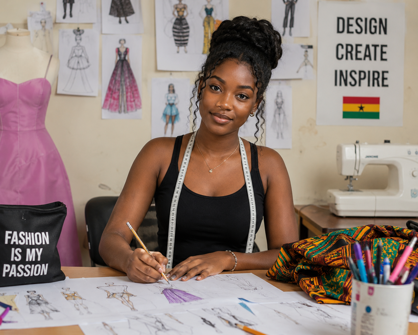 Fashion Design & Tailoring student