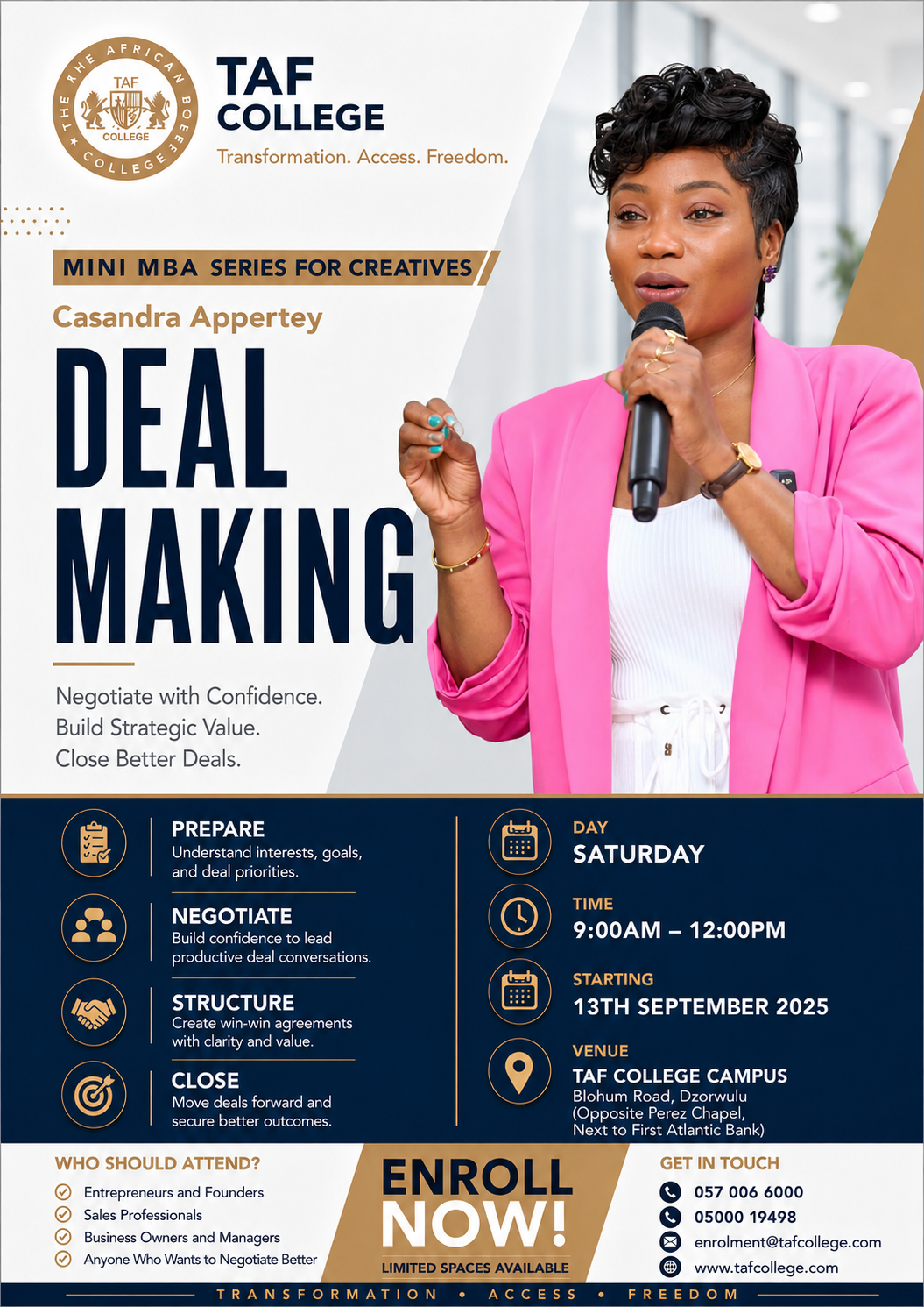 Casandra Appertey — Deal Making
