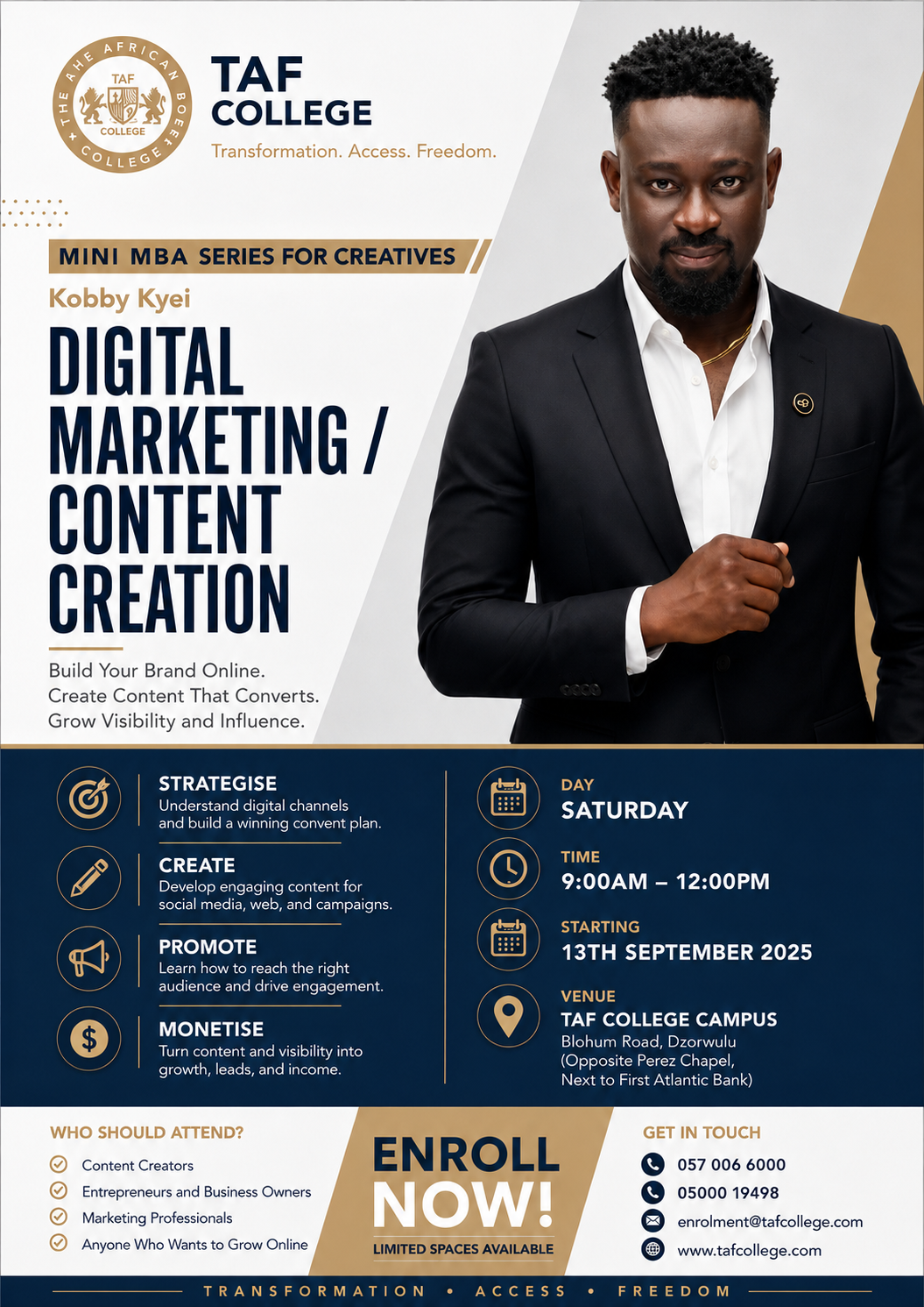 Kobby Kyei — Digital Marketing and Content Creation