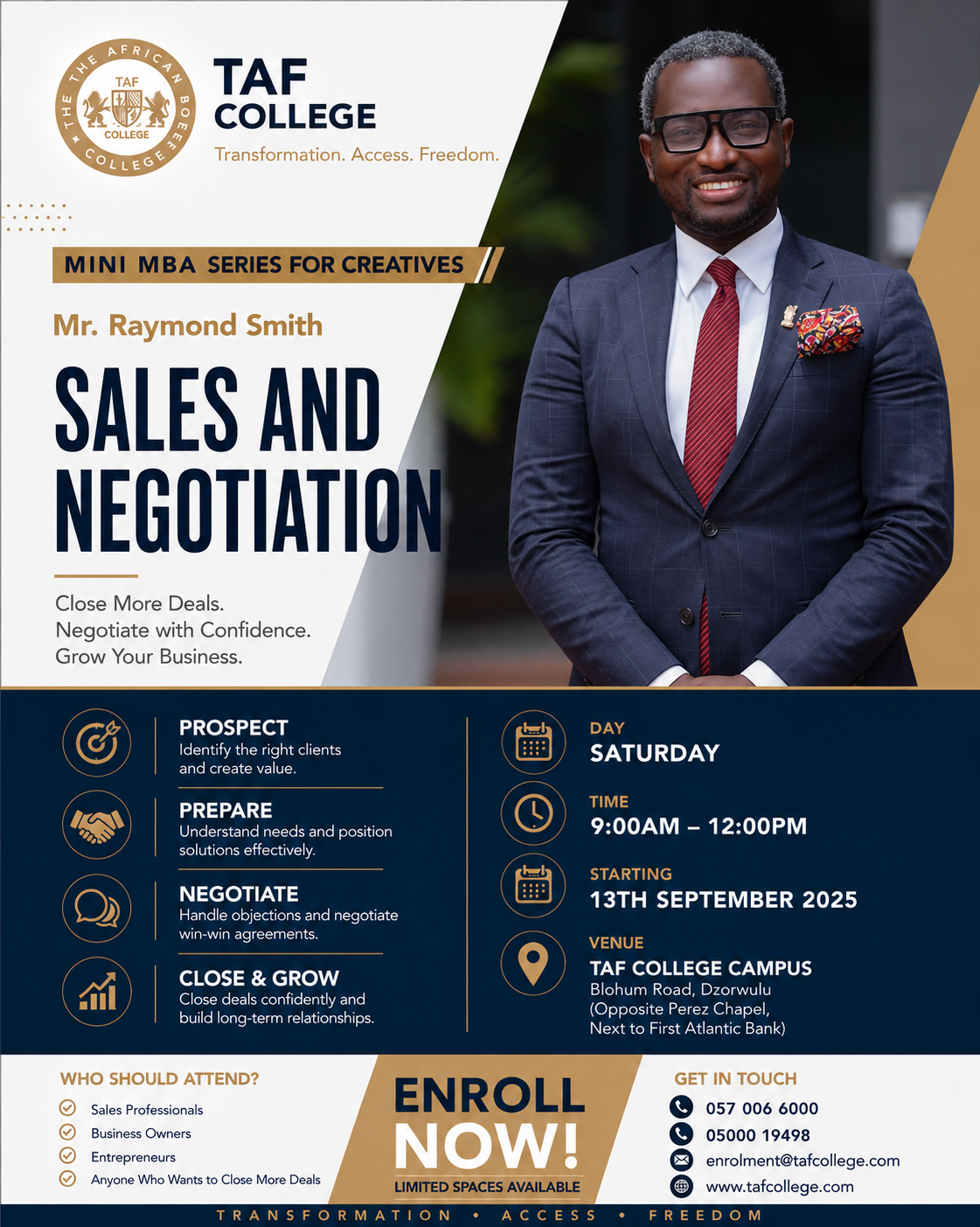 Mr. Raymond Smith — Sales and Negotiation